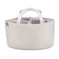 Rope Diaper Caddy Organizer – Stylish Baby Essential Storage for Nursery