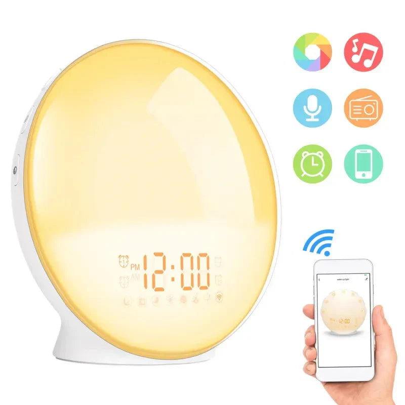 Sunrise Alarm Clock with Sound Machine – Wake Up Light & Sleep Aid