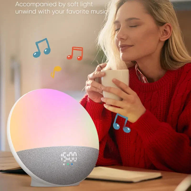 Sunrise Alarm Clock with Sound Machine – Wake Up Light & Sleep Aid