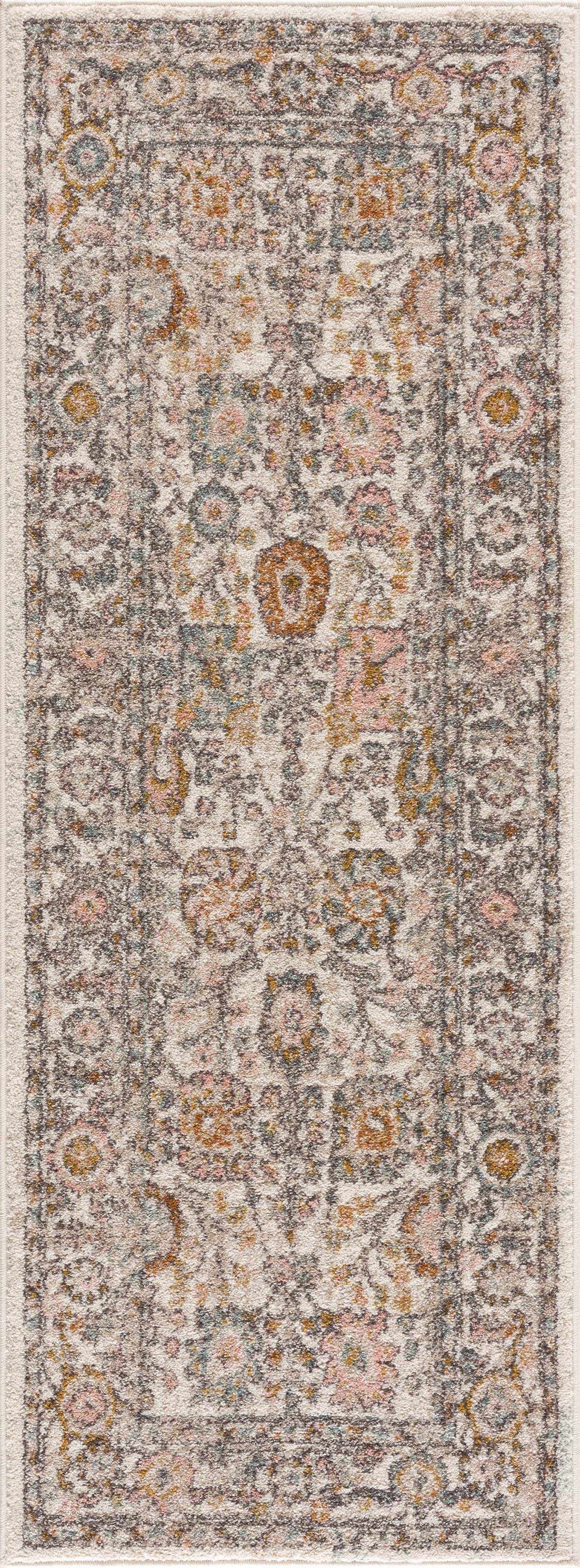 Herstmonceux Traditional Area Rug – Charcoal & Mustard Multi-Color Woven Rug