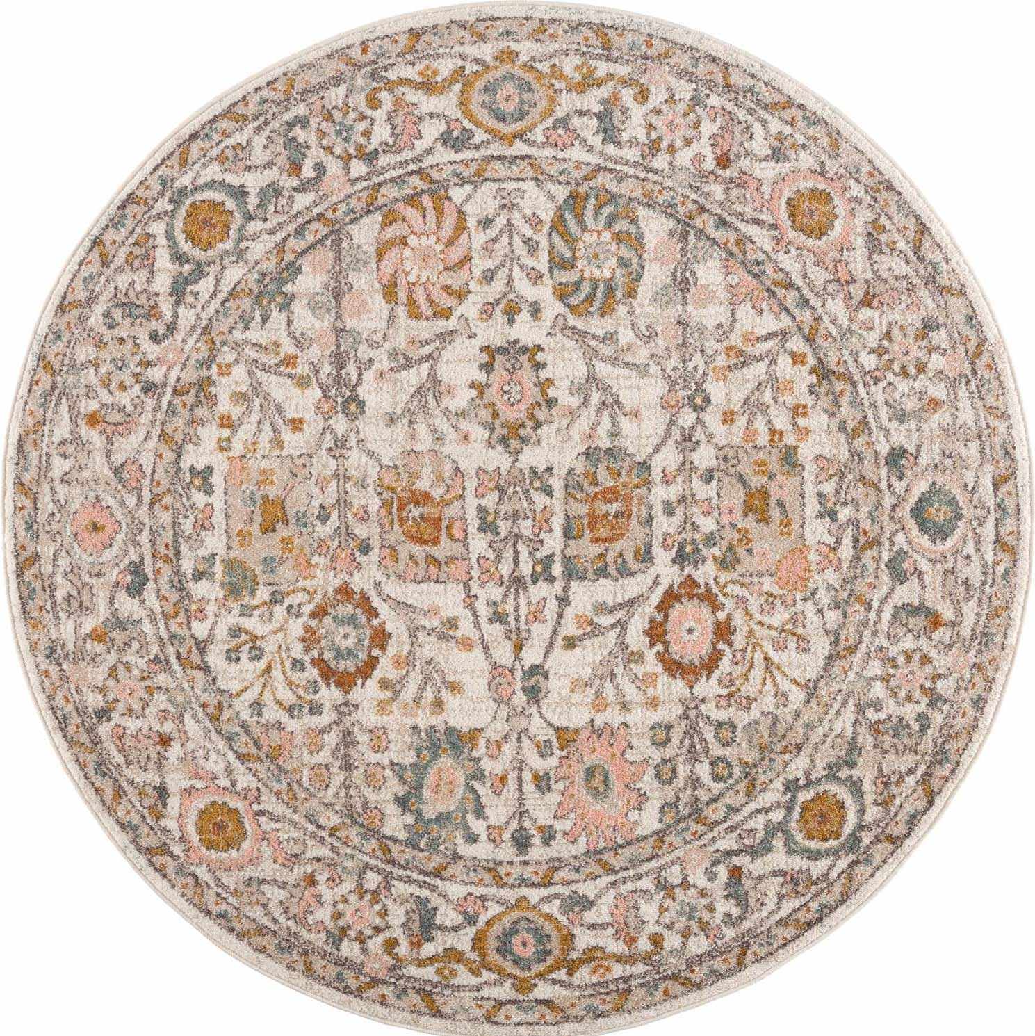 Herstmonceux Traditional Area Rug – Charcoal & Mustard Multi-Color Woven Rug