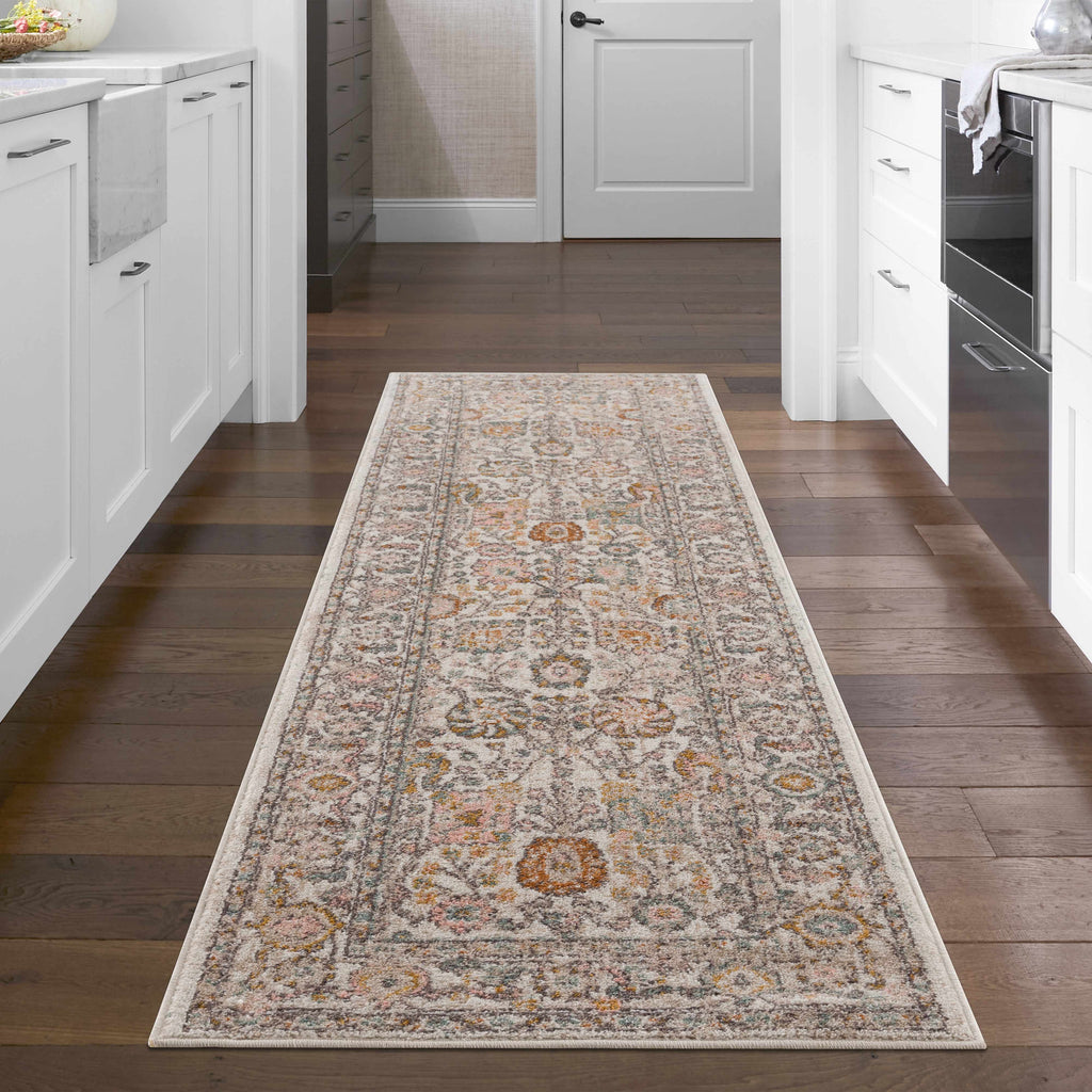 Herstmonceux Traditional Area Rug – Charcoal & Mustard Multi-Color Woven Rug