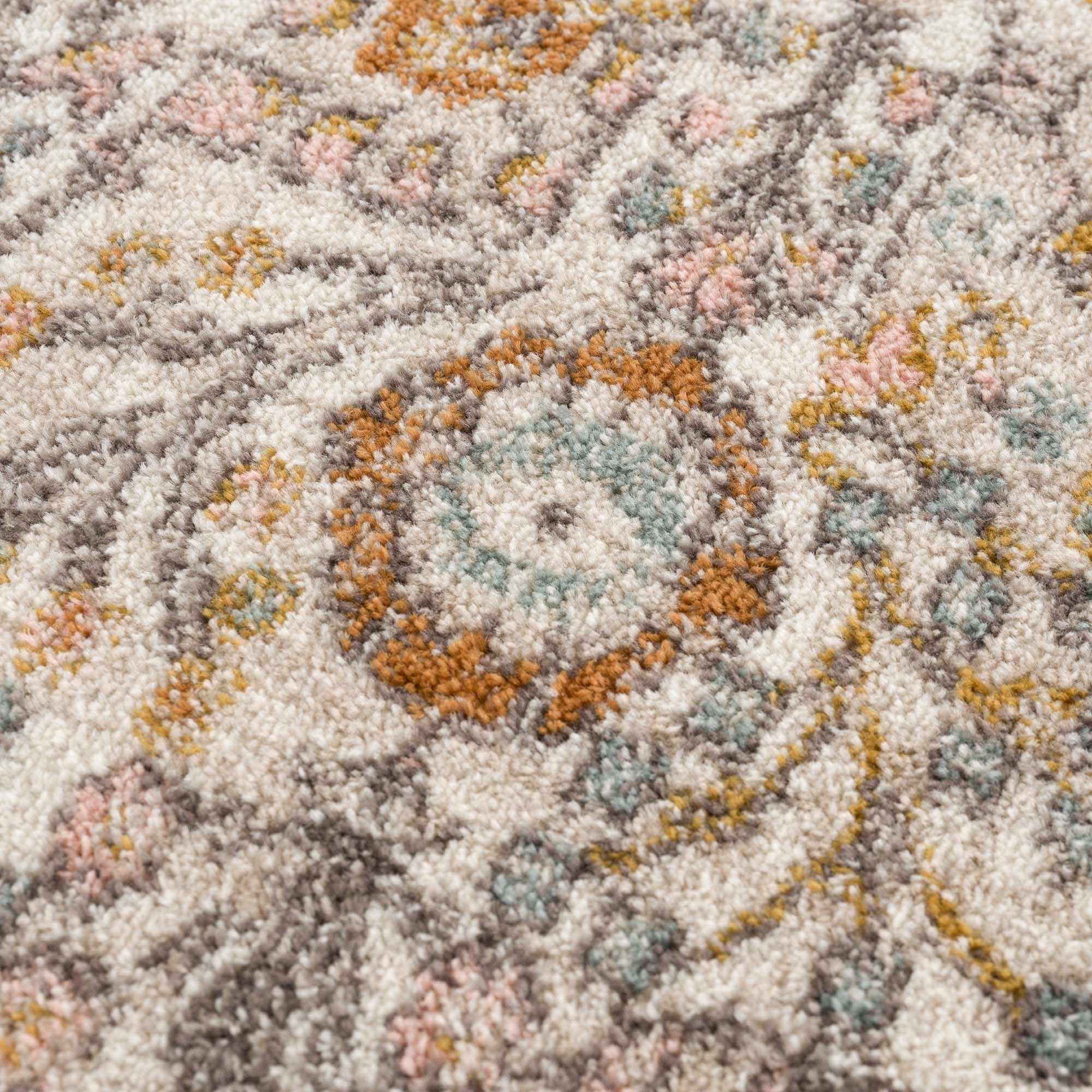 Herstmonceux Traditional Area Rug – Charcoal & Mustard Multi-Color Woven Rug