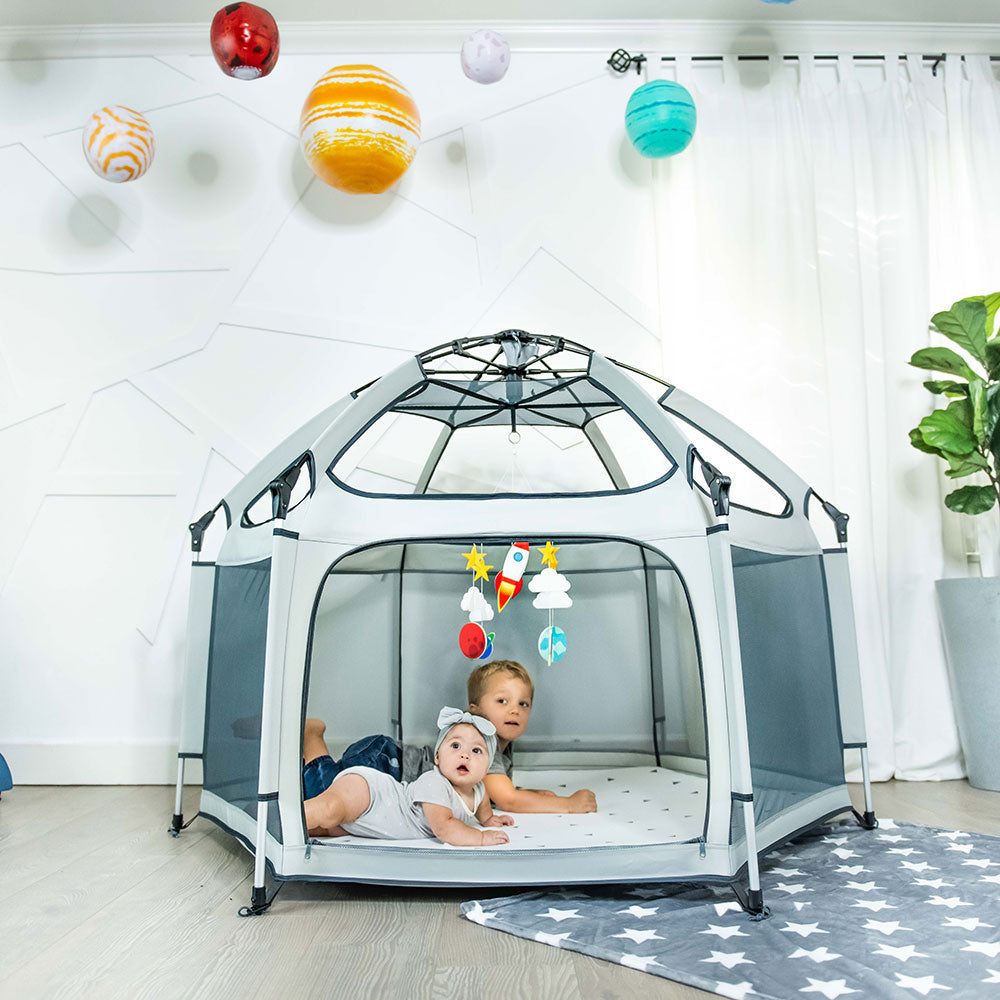 Pop 'N Go Playpen – Portable One-Hand Pop-Up Baby Play Yard with UV Cover