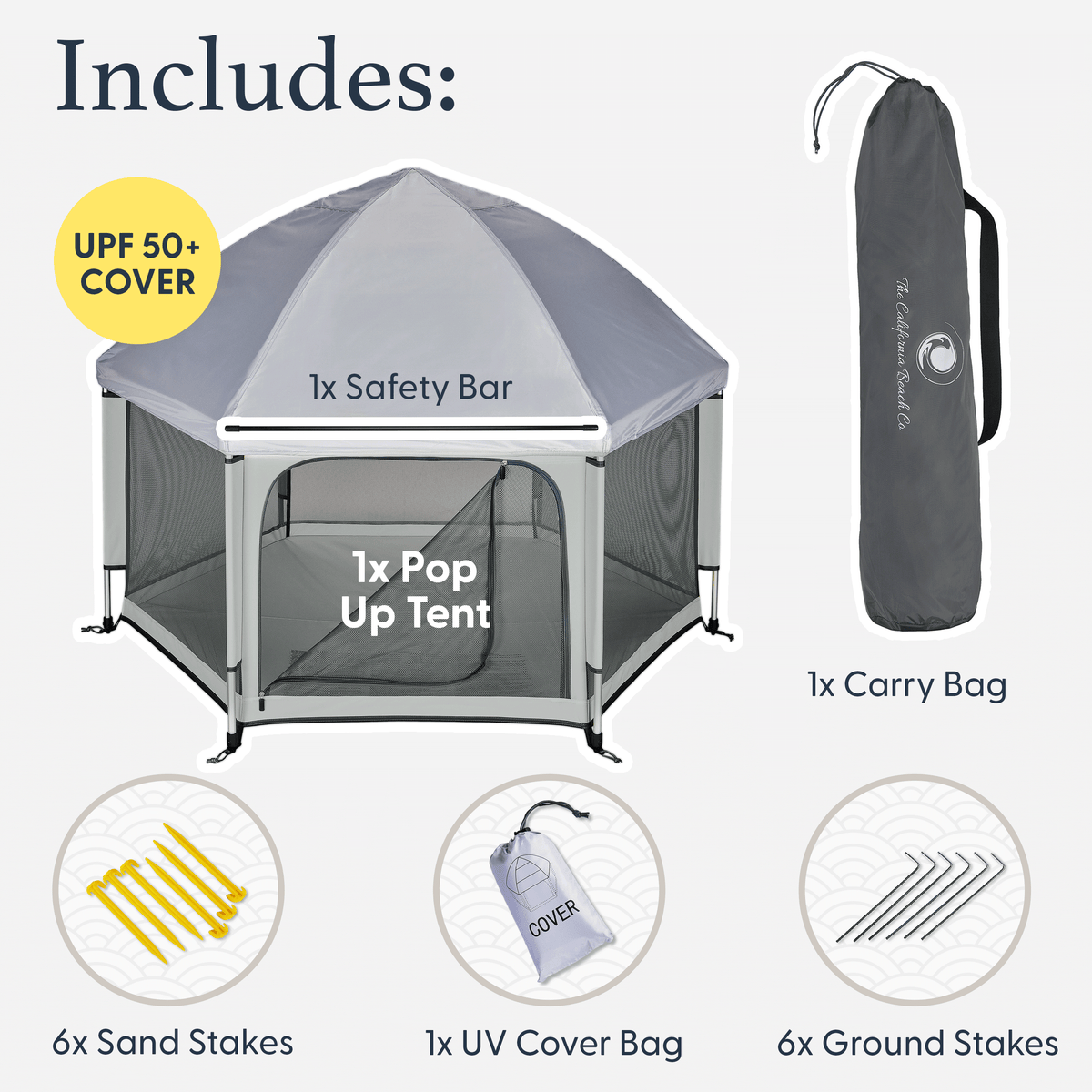 Pop 'N Go Playpen – Portable One-Hand Pop-Up Baby Play Yard with UV Cover