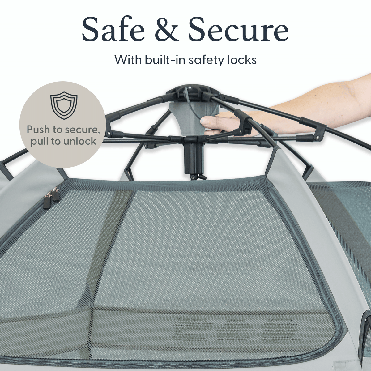 Pop 'N Go Playpen – Portable One-Hand Pop-Up Baby Play Yard with UV Cover