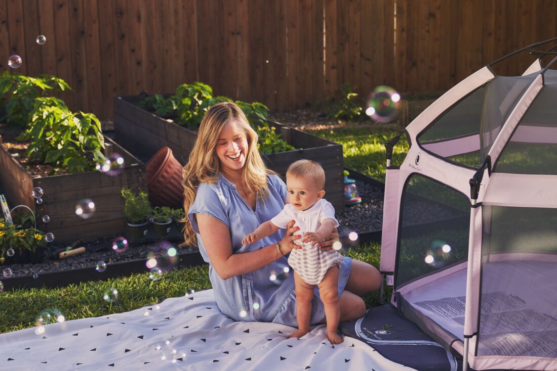 Pop 'N Go Playpen – Portable One-Hand Pop-Up Baby Play Yard with UV Cover
