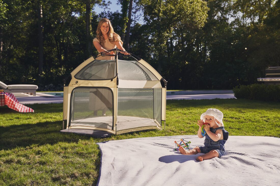 Pop 'N Go Playpen – Portable One-Hand Pop-Up Baby Play Yard with UV Cover