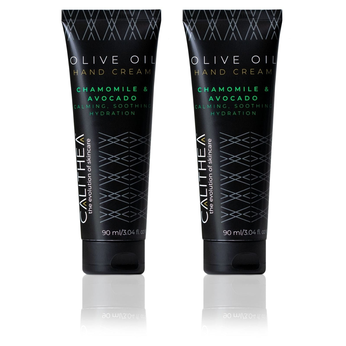 Olive Oil Hand Cream - Chamomile & Avocado - Calming & Soothing Hydration - 90mL - 2-Pack