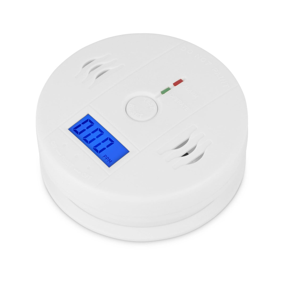 Battery-Operated Carbon Monoxide (CO) Detector & Alarm – Home Safety Sensor