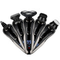 5-in-1 Electric Razor & Grooming Kit – Cordless, IPX6 Waterproof, Dry/Wet Shaver & Beard Trimmer