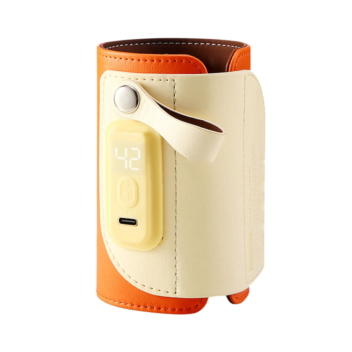 Portable Baby Bottle Warmer – 5 Temperature Settings, Fast Charge, Travel-Ready
