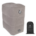 Inflatable Travel Foot Rest with Air Bag – 3 Adjustable Heights, Kids Airplane Bed & Leg Rest