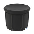97Gal Large Size Ice BathTub with Cover for Adults Athletes Recovery Cold Water Therapy Outdoor Portable Cold Plunge Tub 660LBS Load Capacity 33.46x29