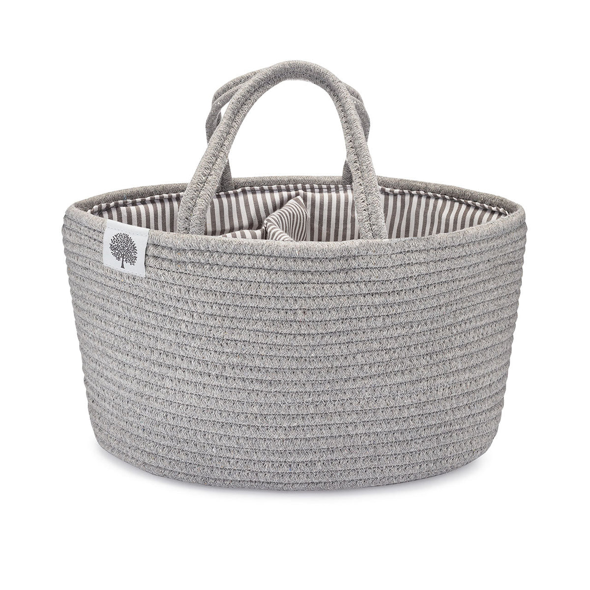Rope Diaper Caddy Organizer – Stylish Baby Essential Storage for Nursery