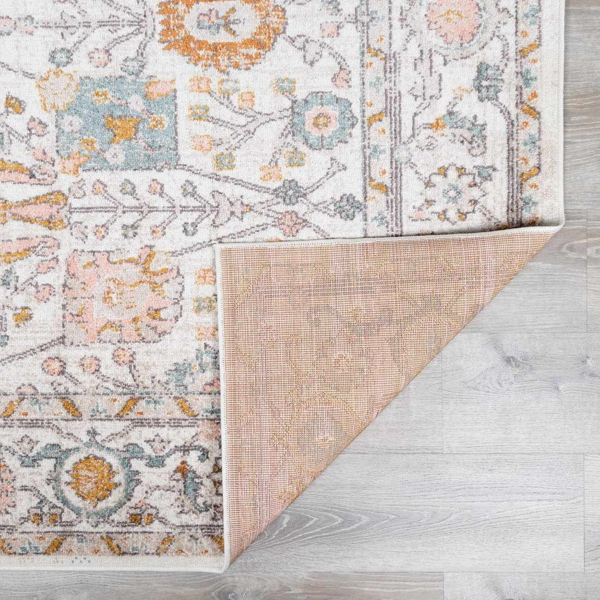 Herstmonceux Traditional Area Rug – Charcoal & Mustard Multi-Color Woven Rug