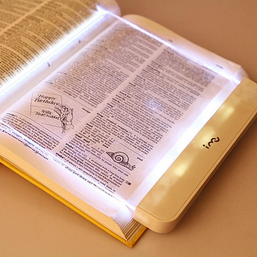 Flat LED Panel Book Light – Eye-Friendly Portable Reading Lamp