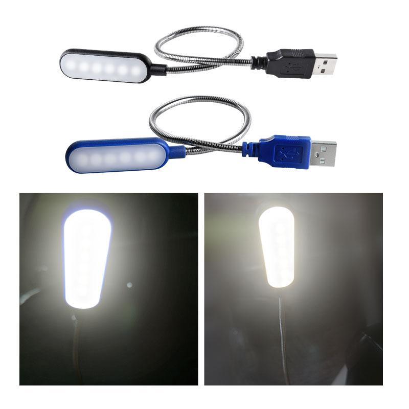 Portable USB Flexible LED Reading Light – Mini Book & Laptop Lamp