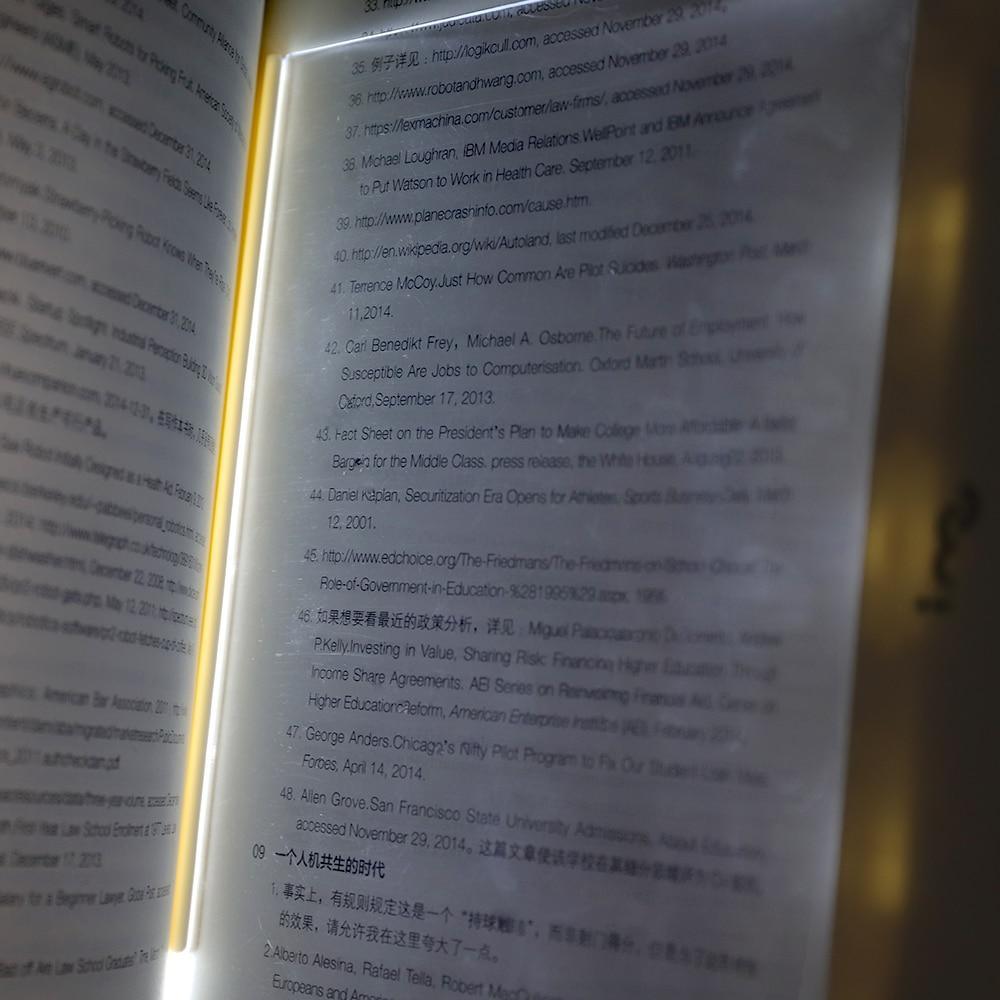 Flat LED Panel Book Light – Eye-Friendly Portable Reading Lamp