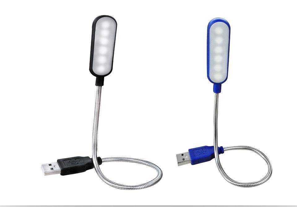 Portable USB Flexible LED Reading Light – Mini Book & Laptop Lamp