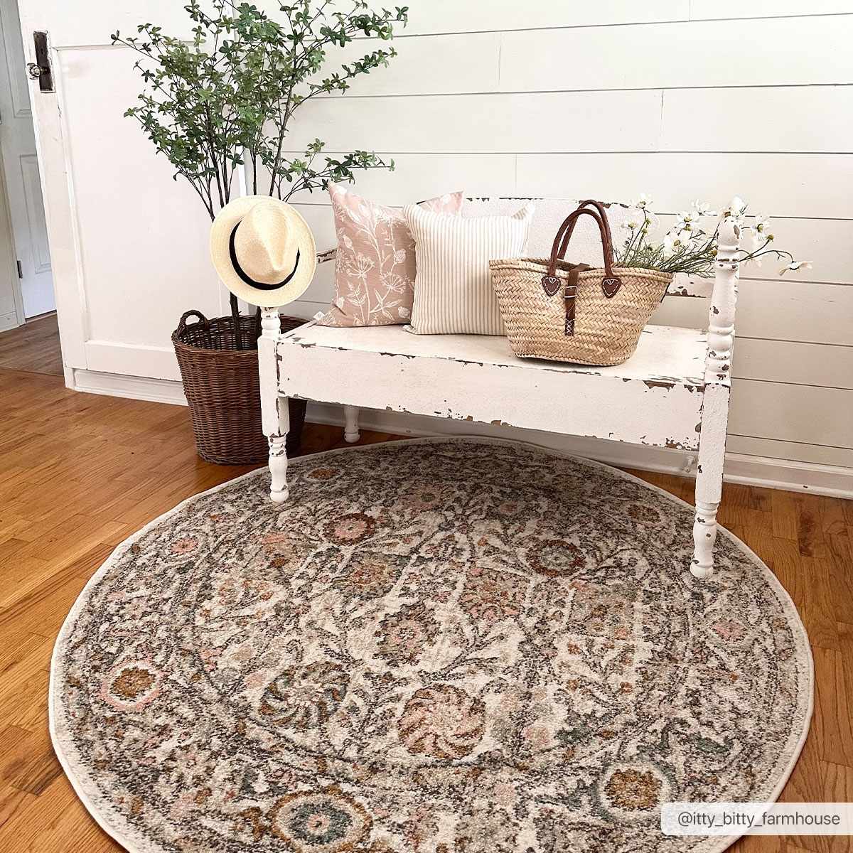 Herstmonceux Traditional Area Rug – Charcoal & Mustard Multi-Color Woven Rug