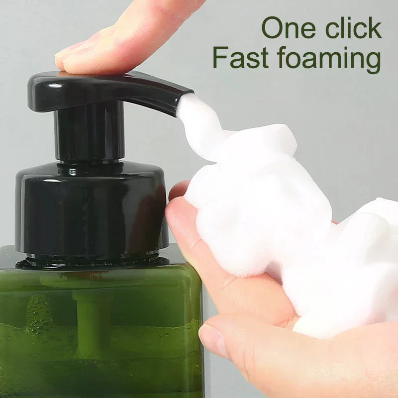 Manual Foaming Soap Dispenser | 250/450/650ml Portable Press Pump Bottle for Bathroom and Travel
