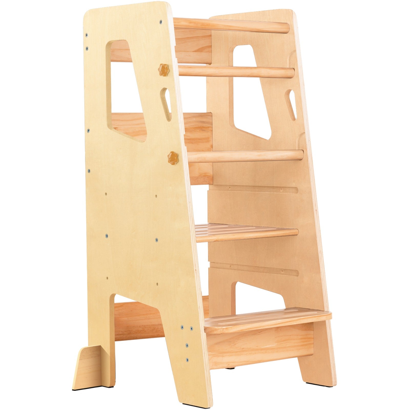 Montessori Toddler Tower – Adjustable Wooden Kitchen Helper Stool