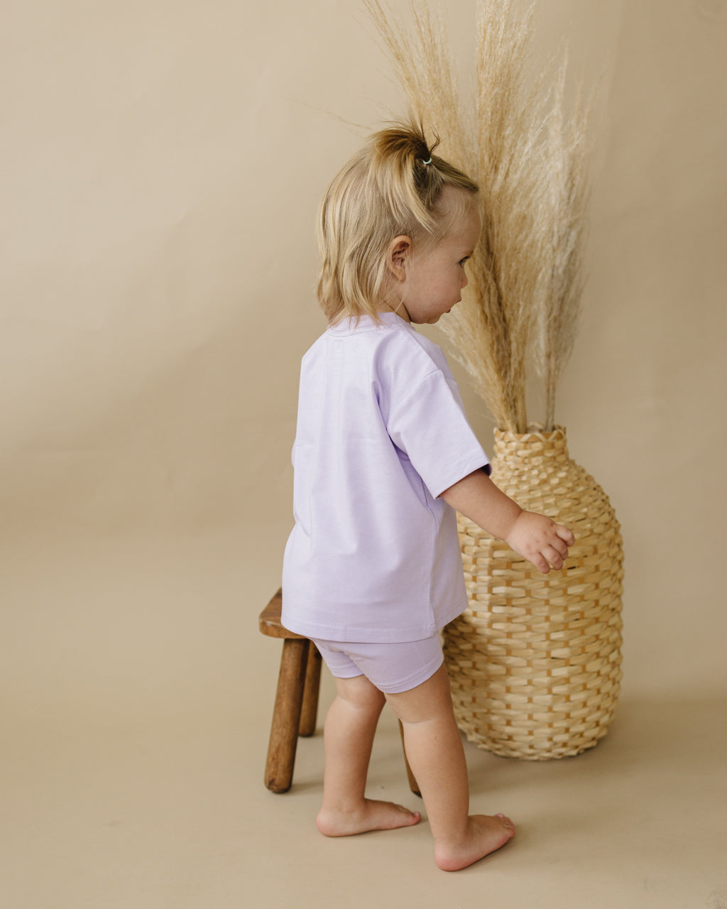 Kids Bamboo Tee & Bike Shorts – Ultra-Soft Separates for Mix & Match Outfits