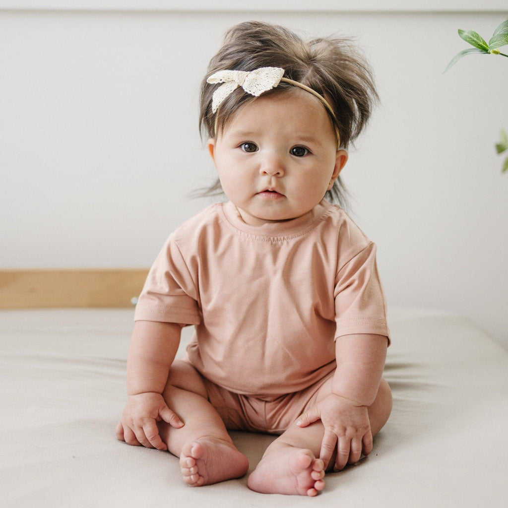 Kids Bamboo Tee & Bike Shorts – Ultra-Soft Separates for Mix & Match Outfits