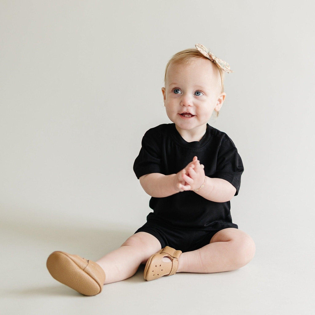 Kids Bamboo Tee & Bike Shorts – Ultra-Soft Separates for Mix & Match Outfits