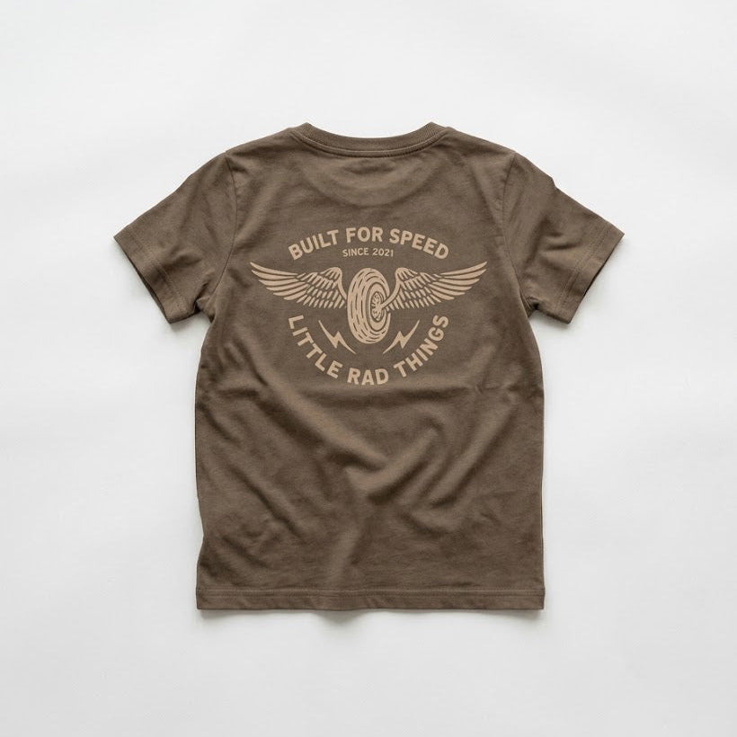 Boys Vintage Mechanic Graphic Tee – Soft 100% Cotton Kids T-Shirt