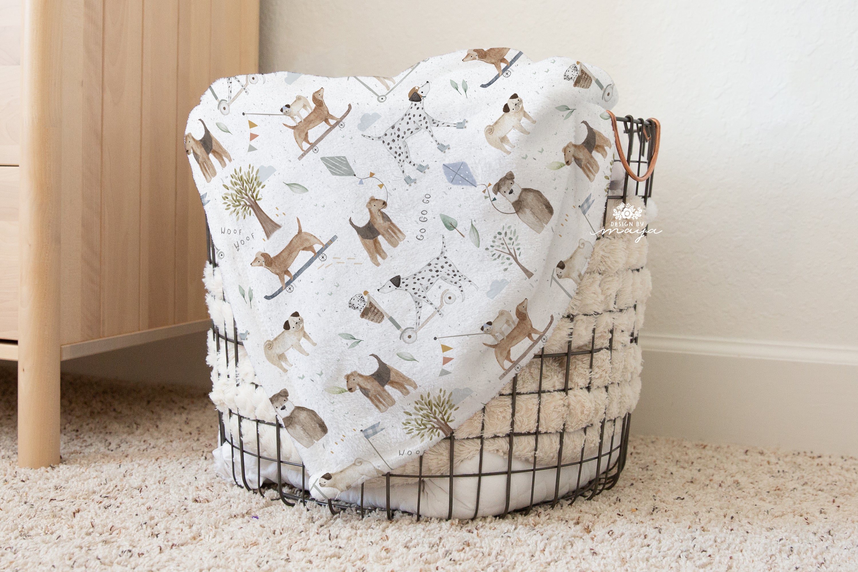 Baby Animals Ducks & Chicks Vintage Baby Blanket – Ultra-Soft Nursery Throw