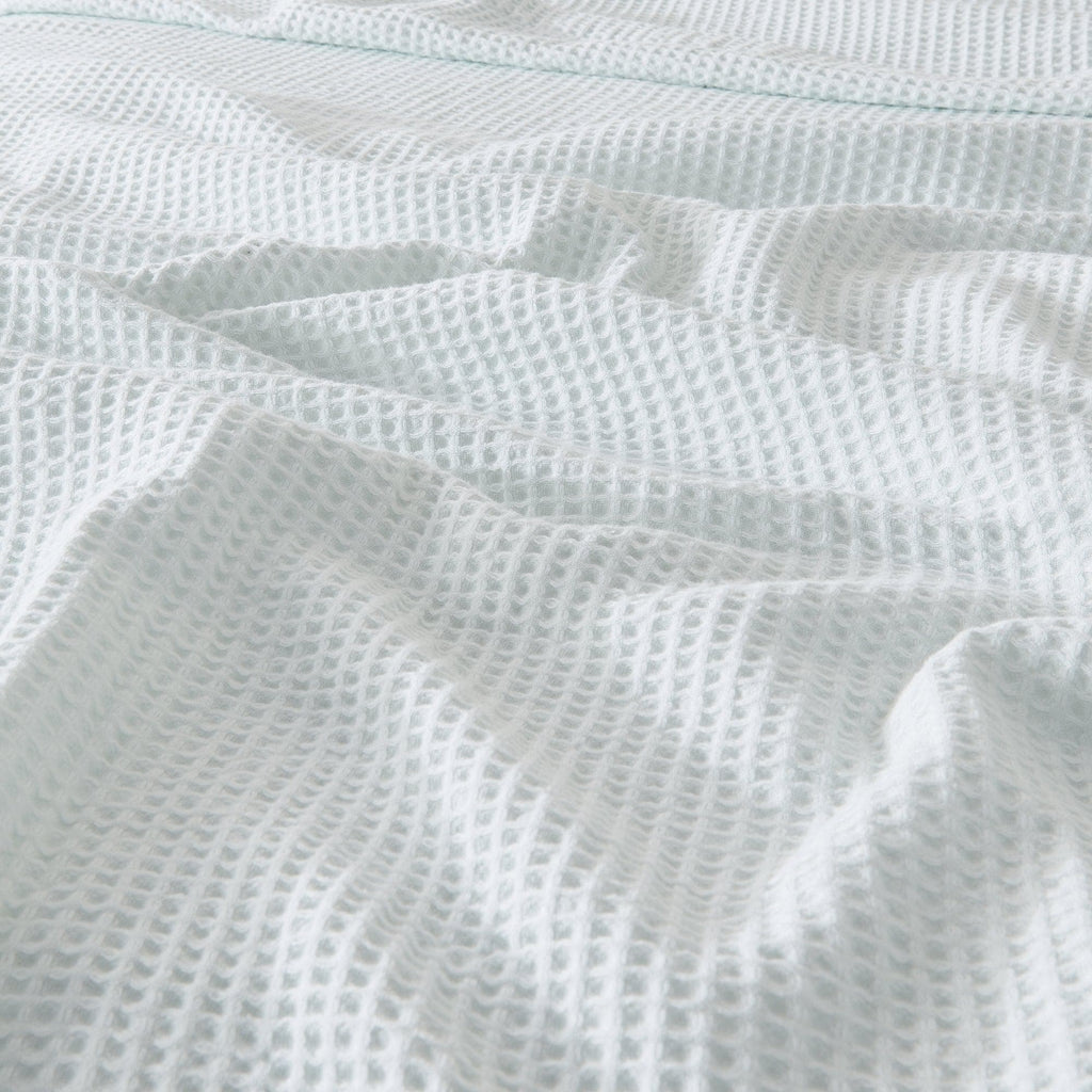 Cotton Waffle Weave Throw Blanket – Lightweight & Breathable | Mikala Collection