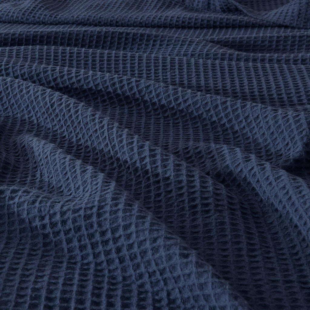 Cotton Waffle Weave Throw Blanket – Lightweight & Breathable | Mikala Collection