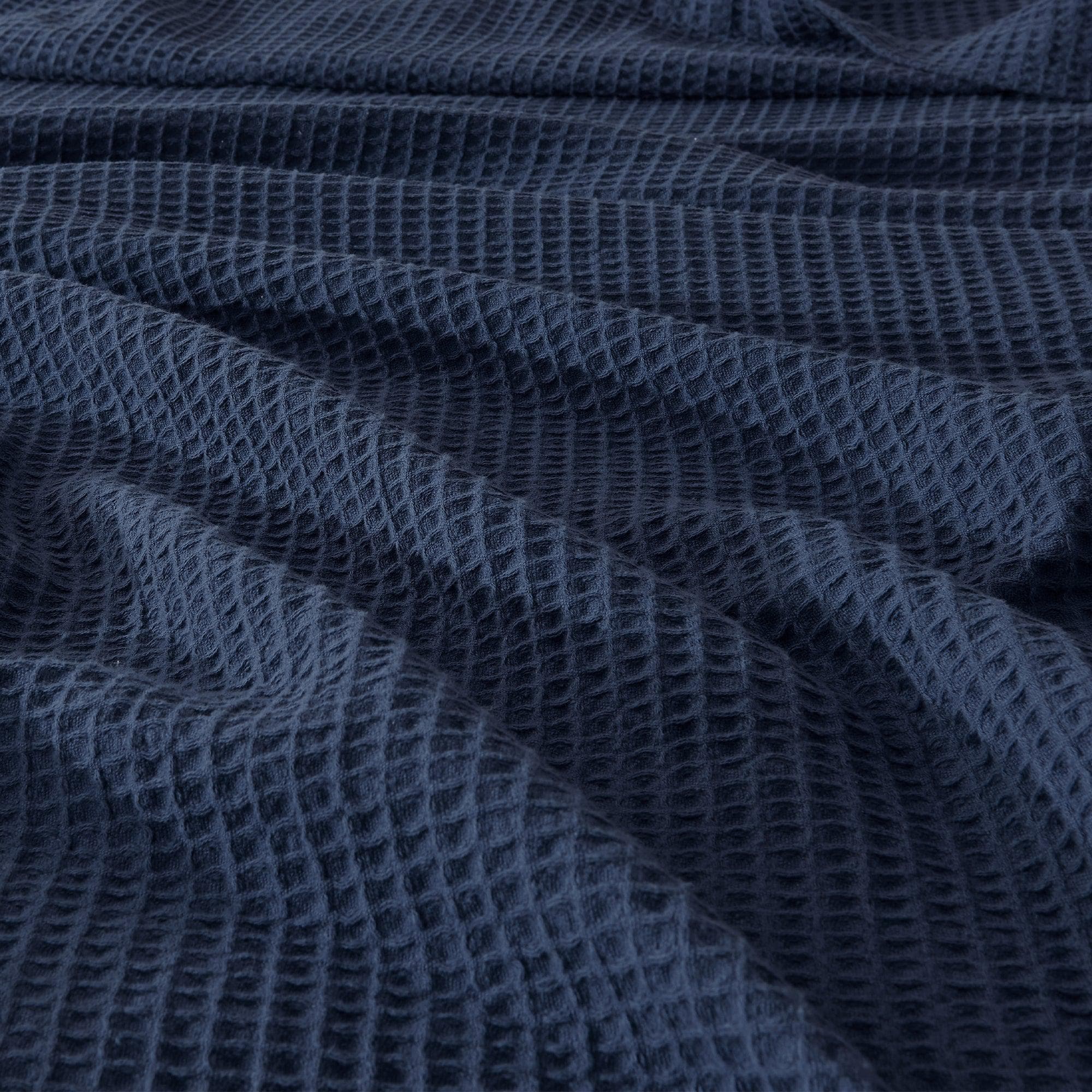 Cotton Waffle Weave Throw Blanket – Lightweight & Breathable | Mikala Collection