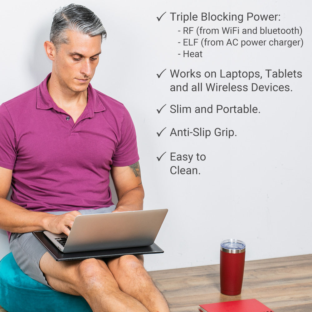 SYB Laptop Pad – EMF & Heat Shield for Laptops & Tablets