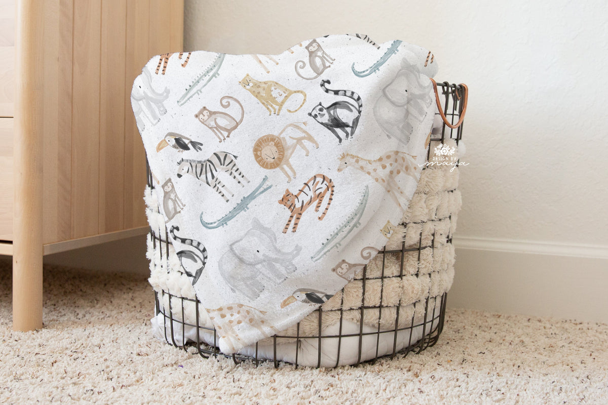 Baby Animals Ducks & Chicks Vintage Baby Blanket – Ultra-Soft Nursery Throw