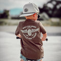 Boys Vintage Mechanic Graphic Tee – Soft 100% Cotton Kids T-Shirt